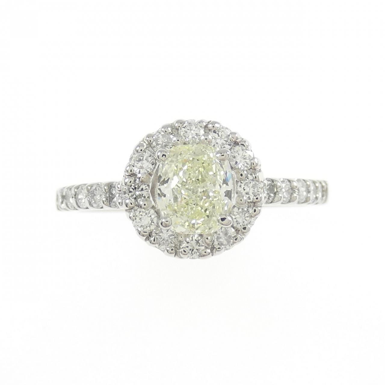 PT 900 ダイヤモンド リング 0.597 CT M VS 1 ファンシーカット