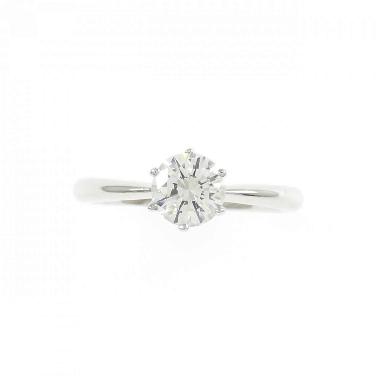 PT 950 ダイヤモンド リング 0.502 CT H VS 1 VG