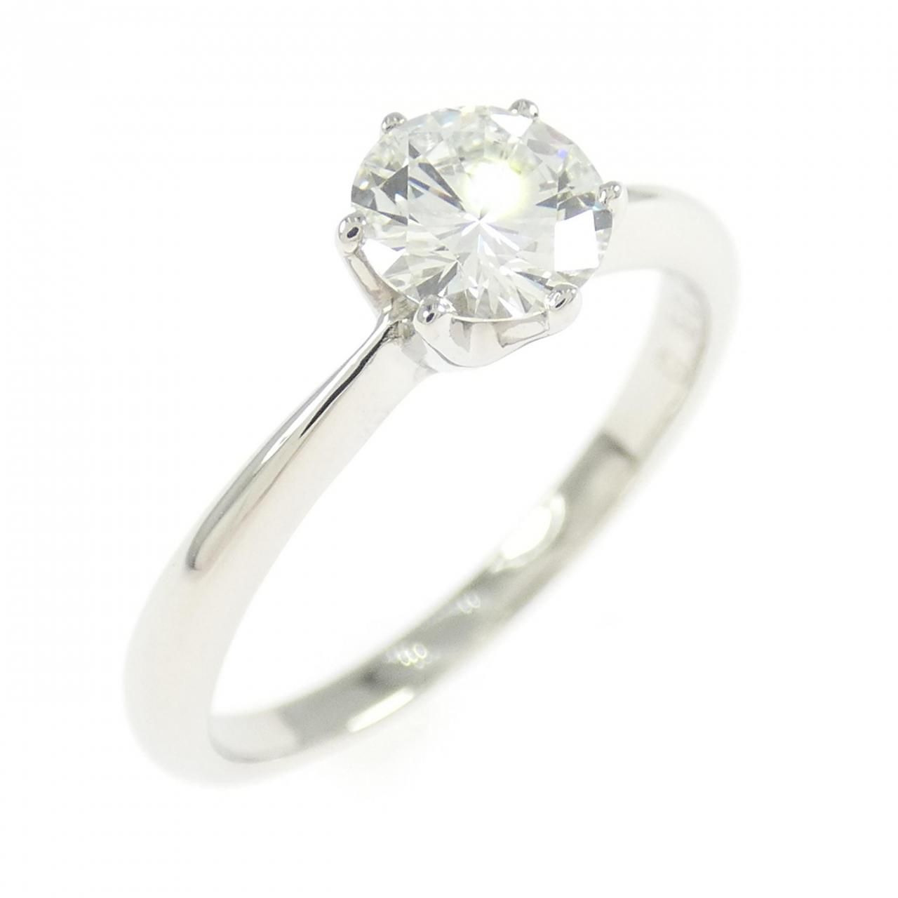 PT950 ダイヤモンド リング 0.502CT H VS1 VG