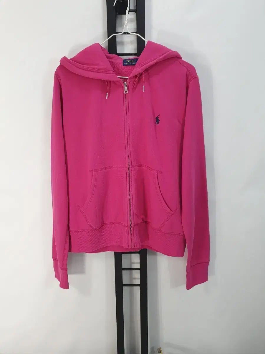 ポロラルフローレン ジップアップ フード ピンク 起毛 新モデル タブ レディース L