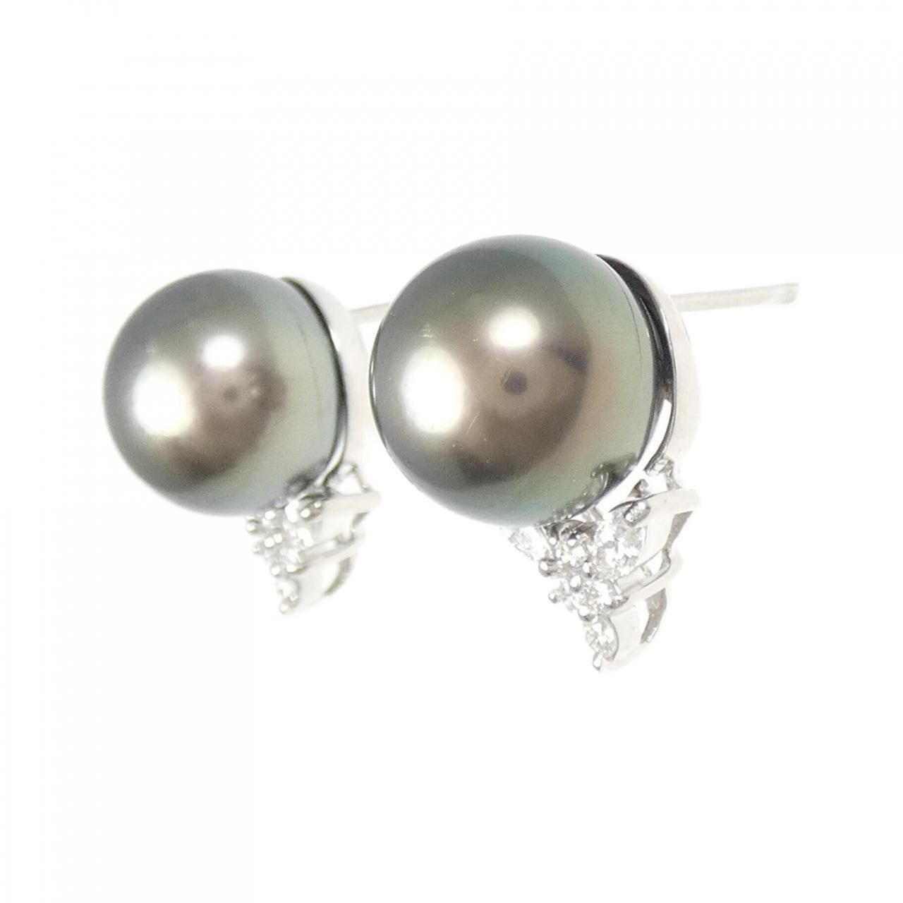 PT 900 黒蝶パール ピアス 11.6 mm