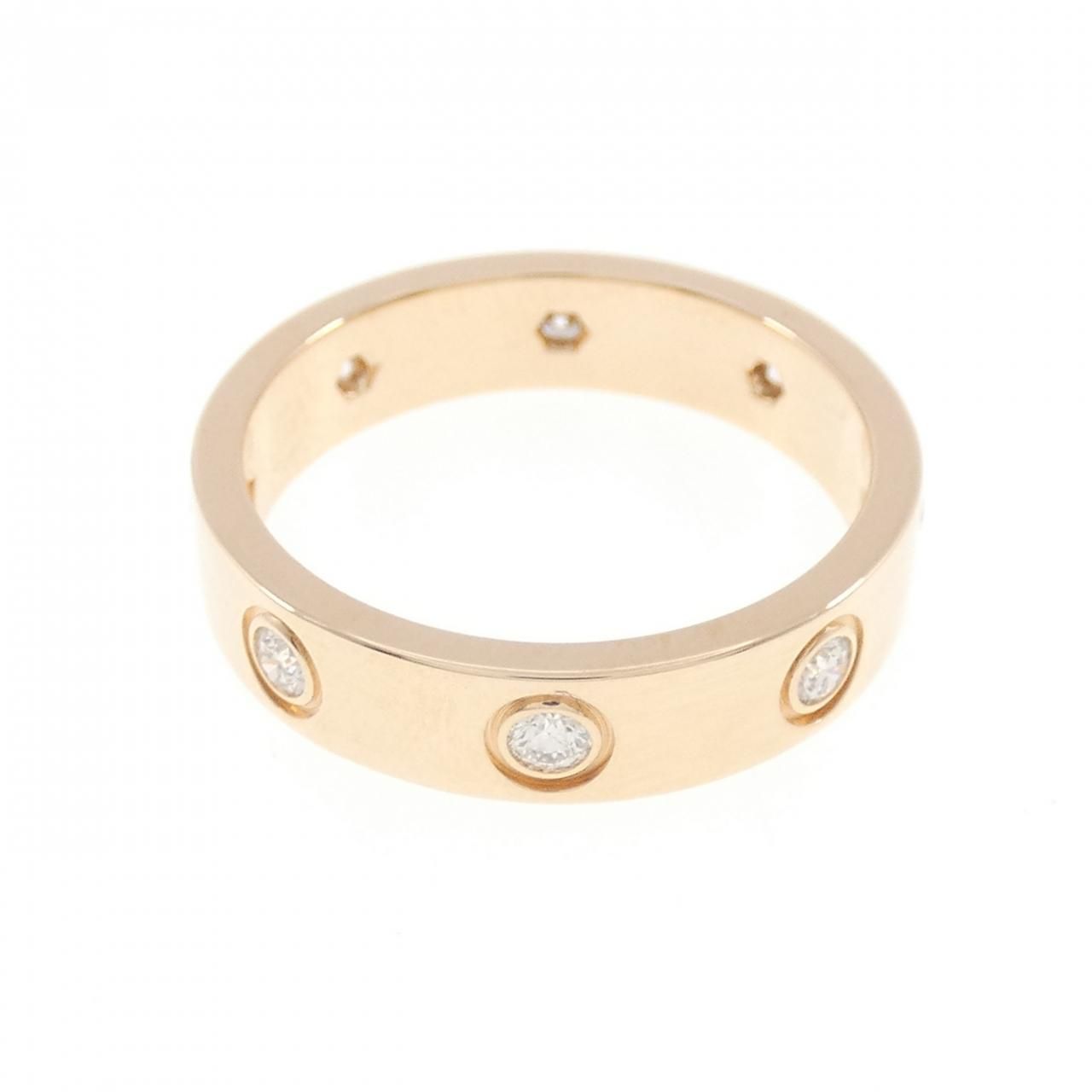 カルティエ ミニラブ フルダイヤ リング