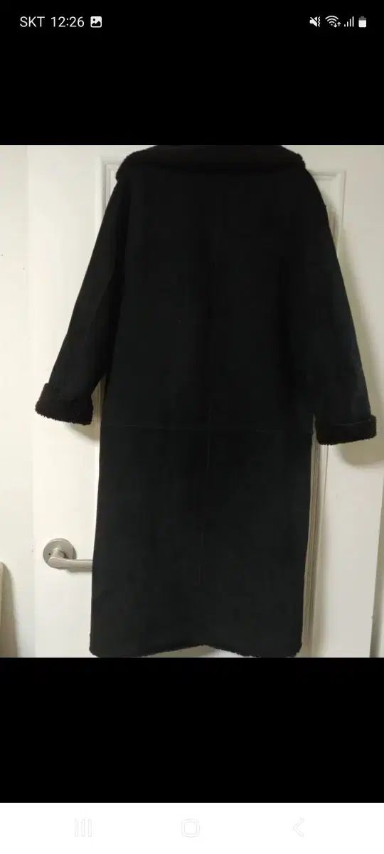 リバーシブル ロング ムートン クレソン