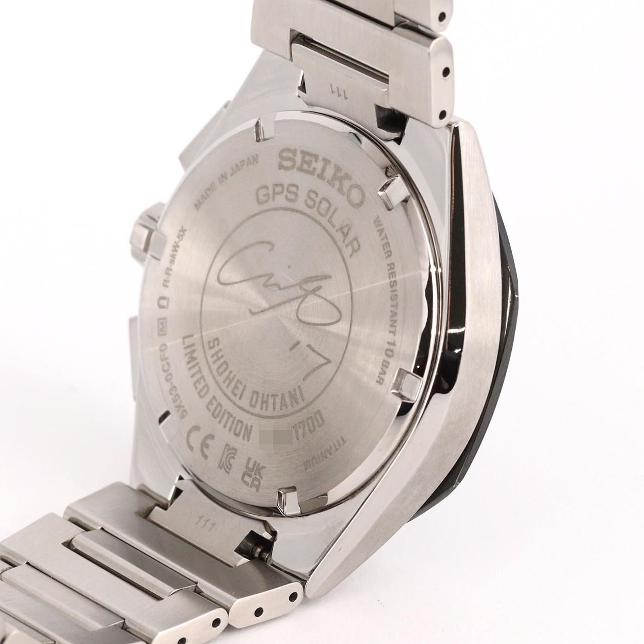 ファッション雑誌 セイコー アストロンGPS 電波時計･大谷翔平2025 LIMITED 5X53-0CF0 SBXC141 TI ソーラークォーツ 臨場感のある