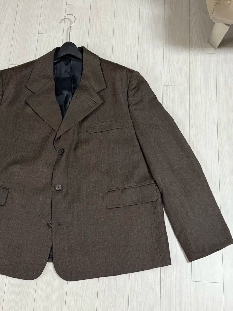 L STU ブレーザー ジャケット ブラウン