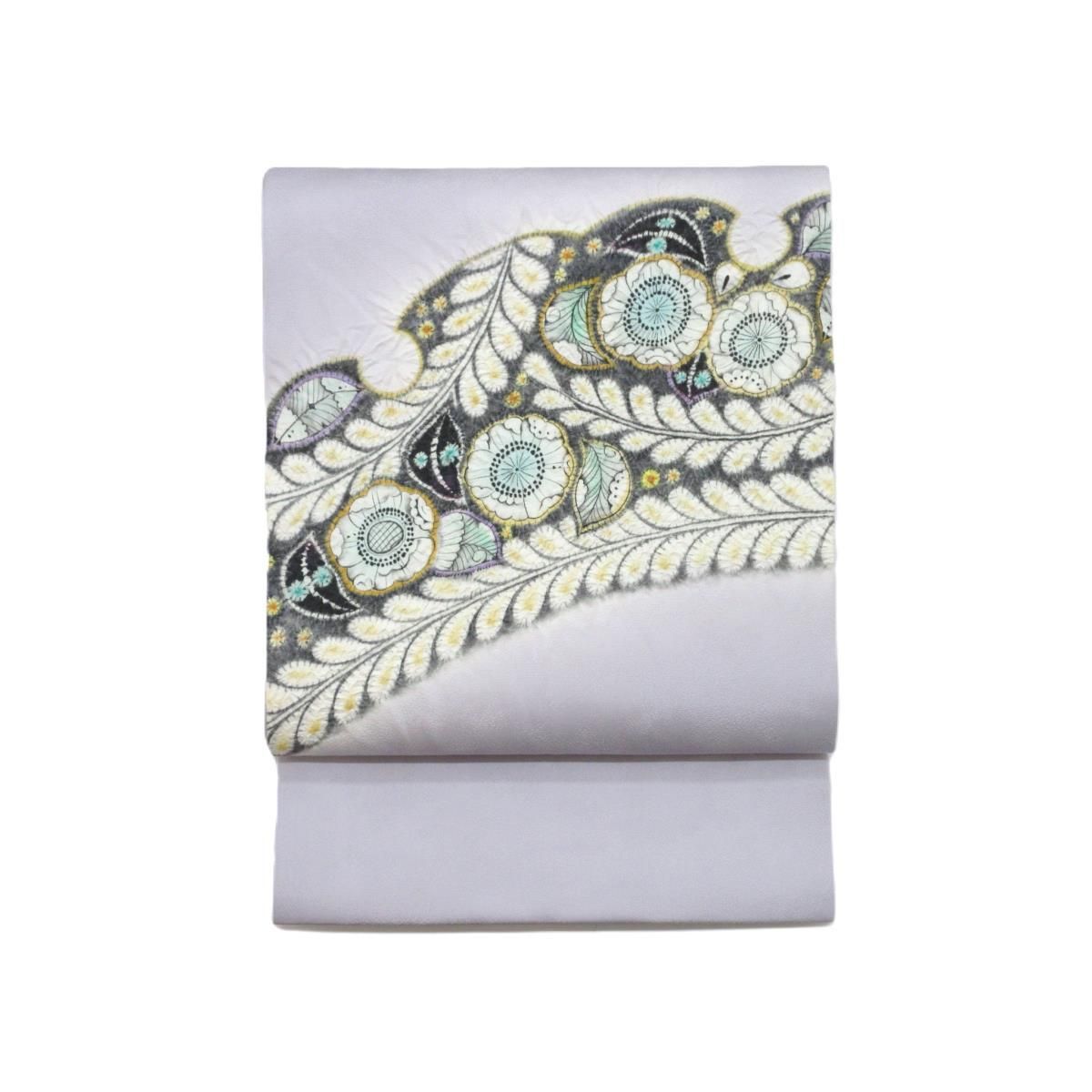 名古屋帯 染帯 友禅加工絞り入 開き名古屋