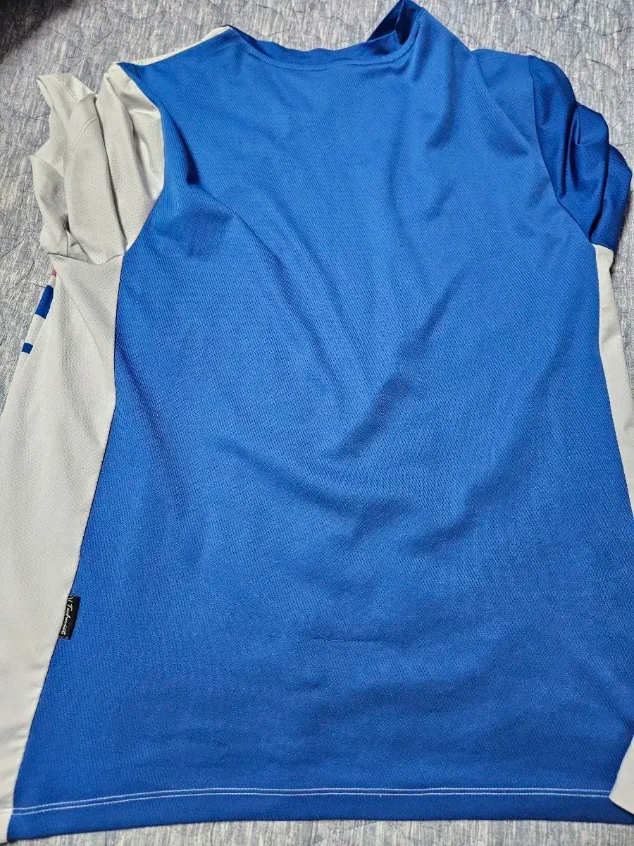 メンズ110 機能性 半袖 Tシャツ ブルー 白 Technist YONEX ヨネックス バドミントン