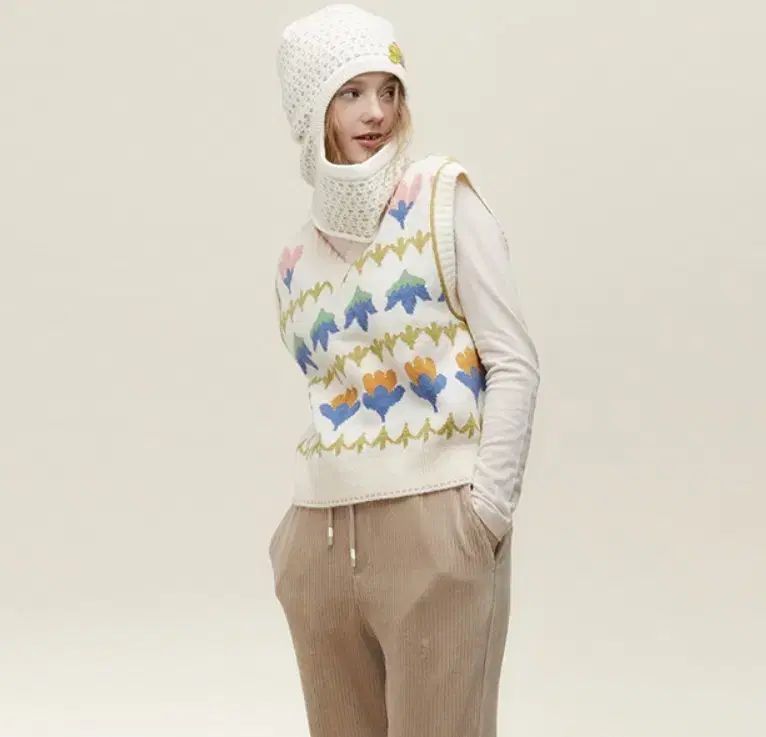 サースデーアイランド 22fw ニット ベスト