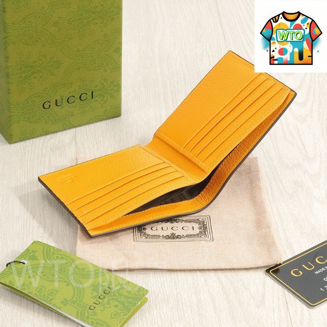  今日 Gucci グッチ クラシック短款二つ折り 輸入牛皮とPVCを使用 優れた手触りを実現-WTO輸入2 財布 キッズファッション小物