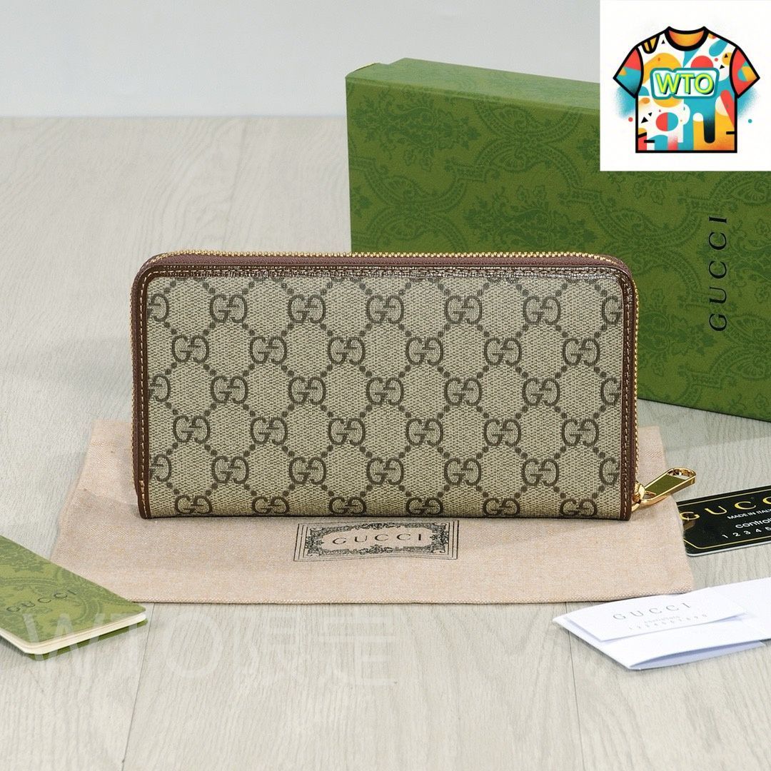 今日 Gucci グッチ シングルジッパーハンドバッグ 原版牛皮とPVCを使用 優れた手触りを実現