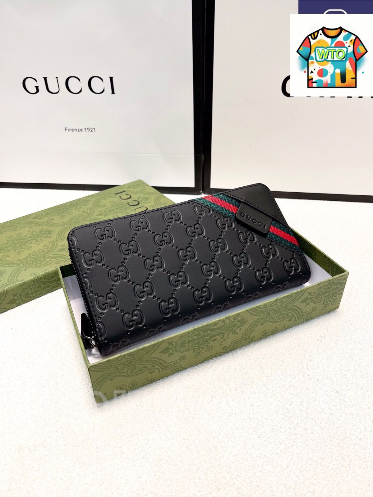 WTO通販 Gucci グッチ クラシックモッズ牛皮財布 モッズ牛皮を使用 精緻なステッチ仕上がり-WTO輸入-AXZ 31