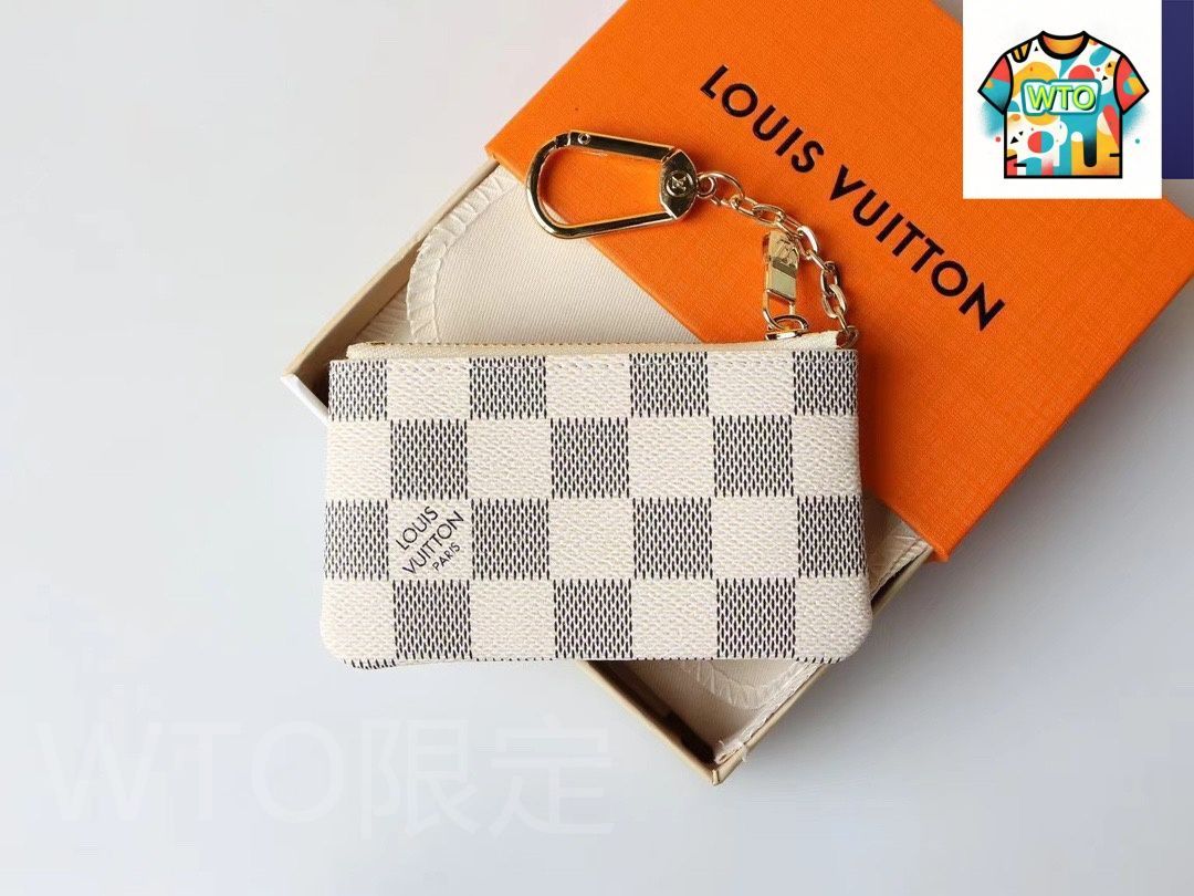 今日 Louis Vuitton ルイ ヴィトン ダミエキャンバスシリーズ ダミエキャンバスとプレス小牛皮を採用する プリント柄 リボン付き