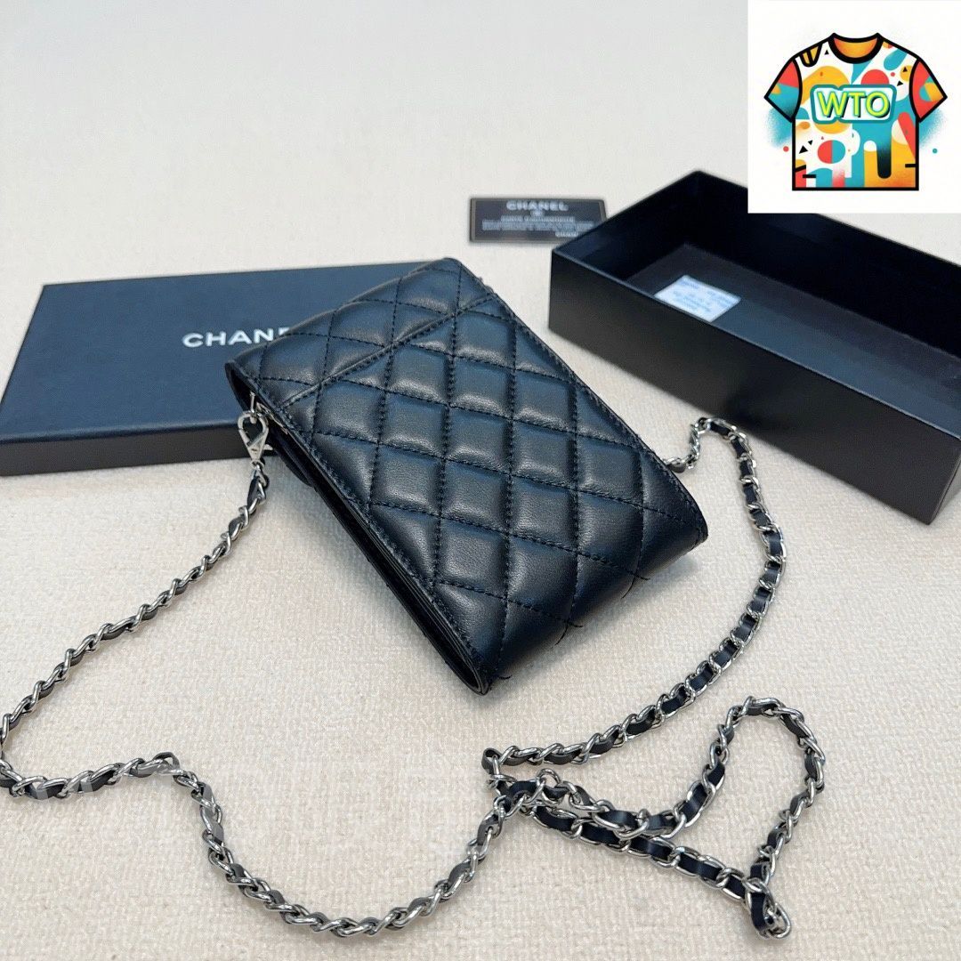 今日 Chanel シャネル 手機ポーチ 羊皮に刺繍を施し 高品質金具と精密な仕上がりを備える 刺繍入り 財布 
