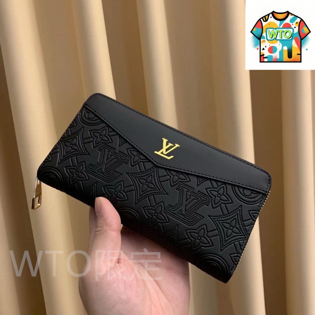  WTO通販 Louis Vuitton ルイヴィトン クラシックレガシーシリーズ 牛皮エンボス加工を採用-WTO輸入-HQX 09 財布 キッズファッション小物