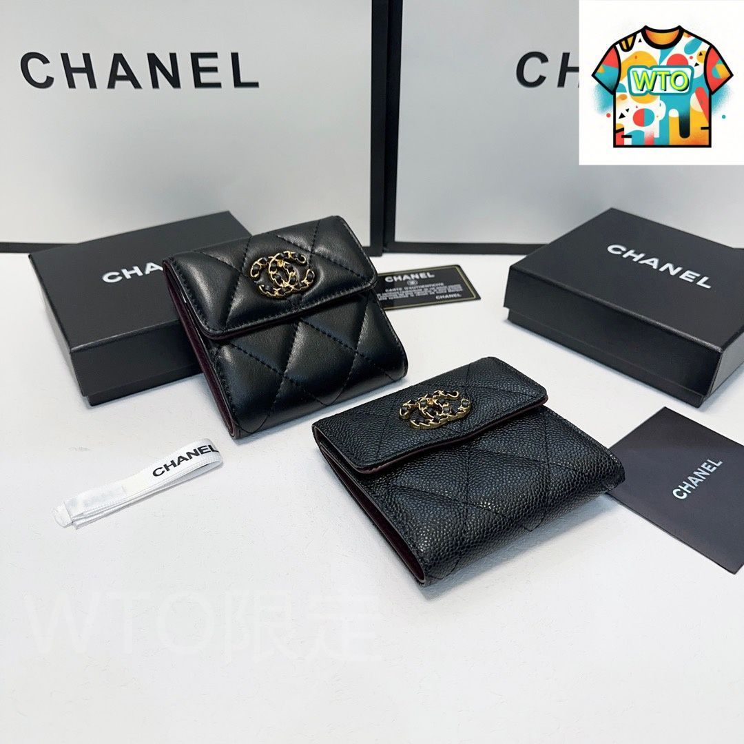 WTO通販 Chanel シャネル クラシックトリプルフォールド財布シリーズ クラシック菱格柄で手触りが柔らかく豊か-WTO輸入-PNQ 34
