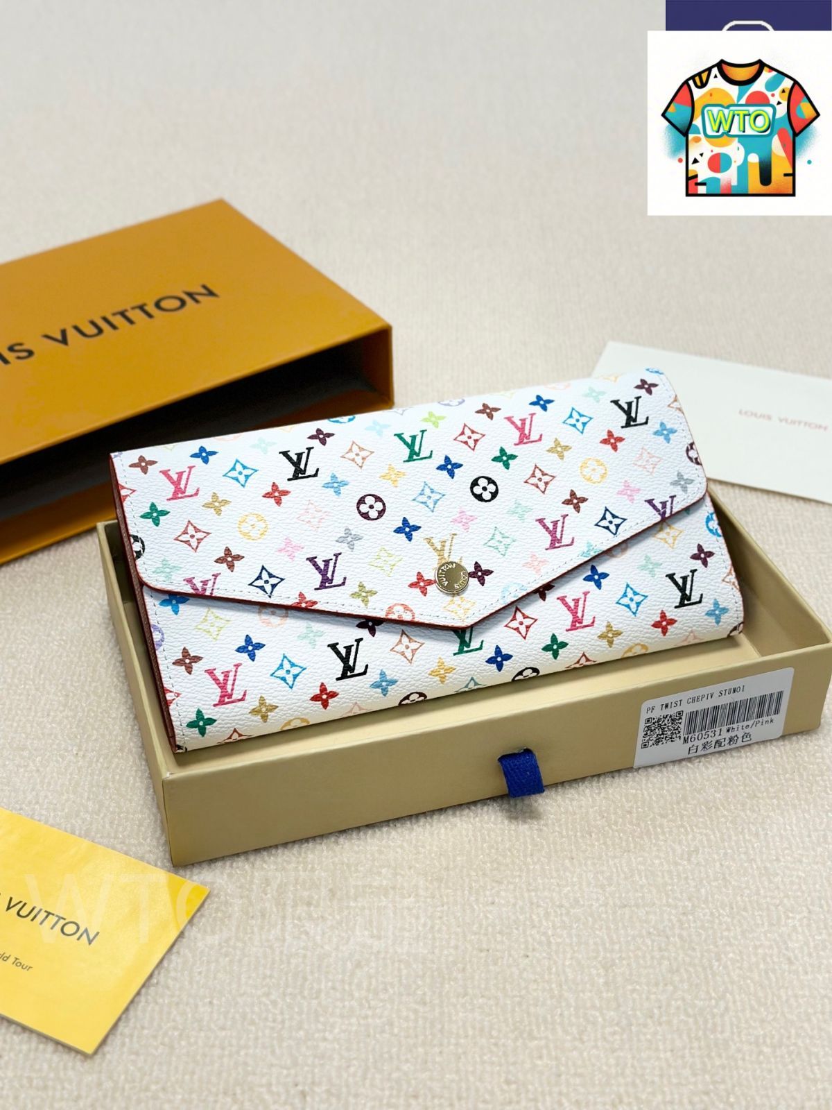 今日 Louis Vuitton ルイ ヴィトン 封筒型財布 帆布と内側頭層牛皮使用 柔らかく内部設計精巧