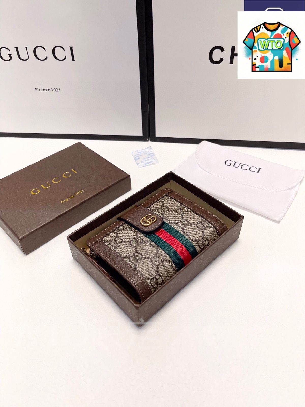 WTO通販 Gucci グッチ クラシック三つ折りシリーズ 輸入PVC 牛皮素材で質感に優れ実用的でファッショナブル WTO輸入 SJP 74