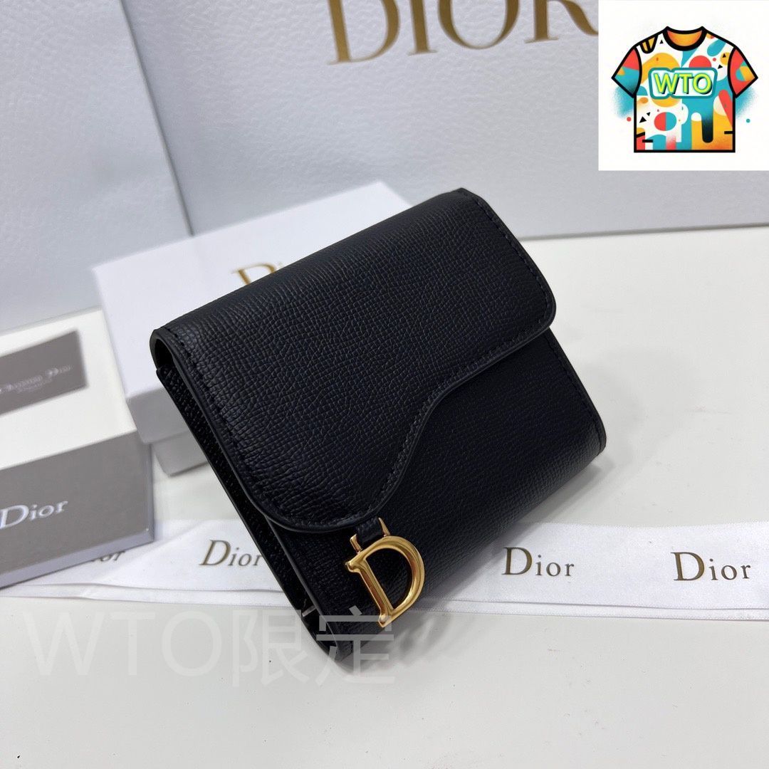 今日 Dior ディオール ミニカードケースシリーズ 頭層の牛皮を使用