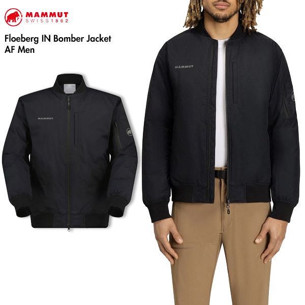 2025最新モデル MAMMUT マムート 1013-03020 フローバーグ インサレーション ボンバー ジャケット アジアンフィット Floeberg Bomber Jacket 1black XL Asia_XXL