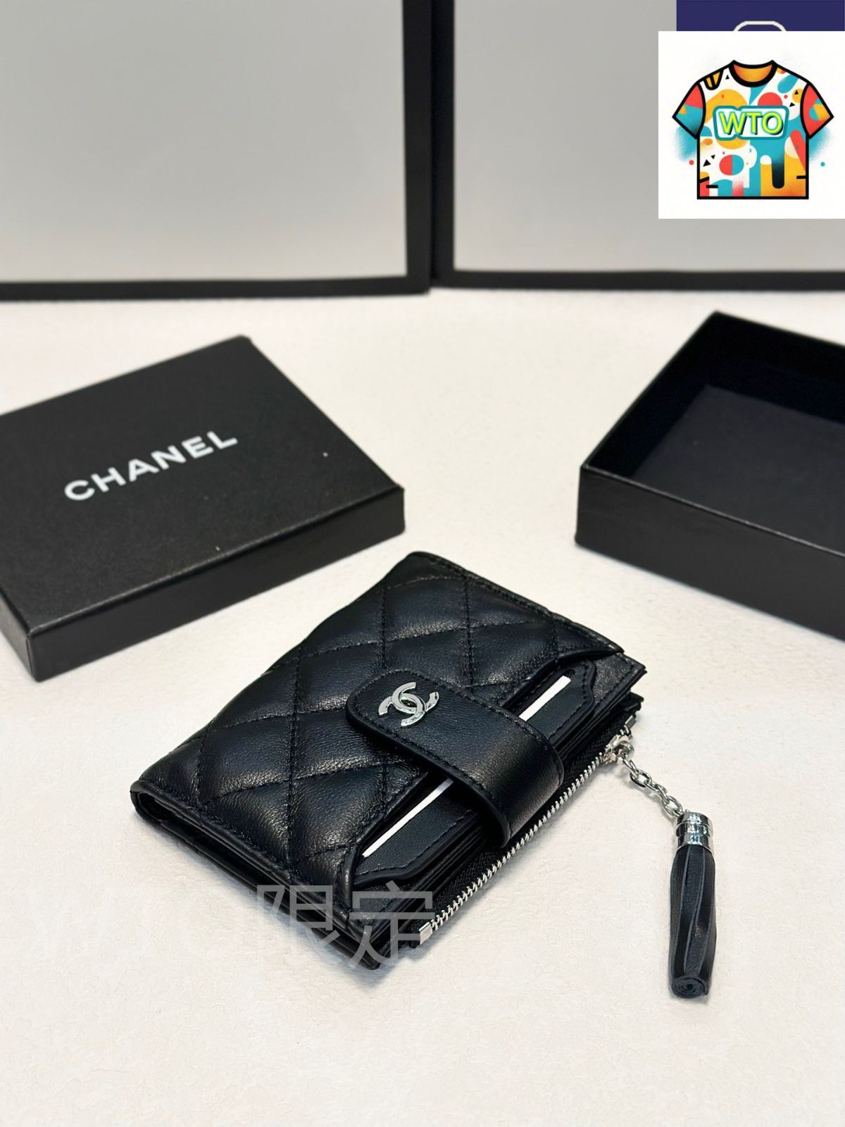  今日 Chanel シャネル 小銭入れ 頭層羊革を使用 精緻な仕上がり 財布 キッズファッション小物