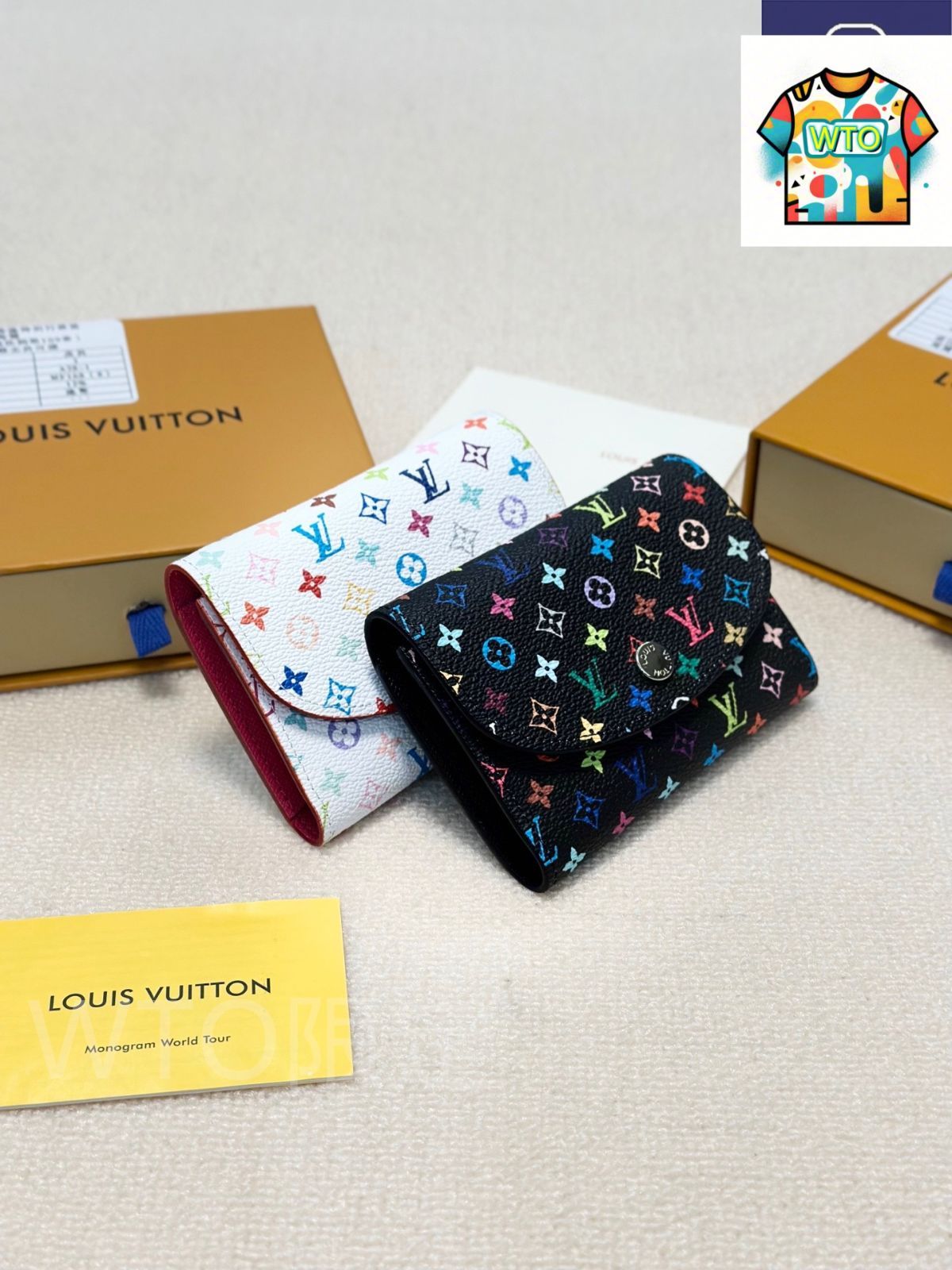 今日 Louis Vuitton ルイ ヴィトン ショート財布 優雅な帆布と内側頭層牛皮を使用 柔らかく内部設計精巧-WTO輸入2