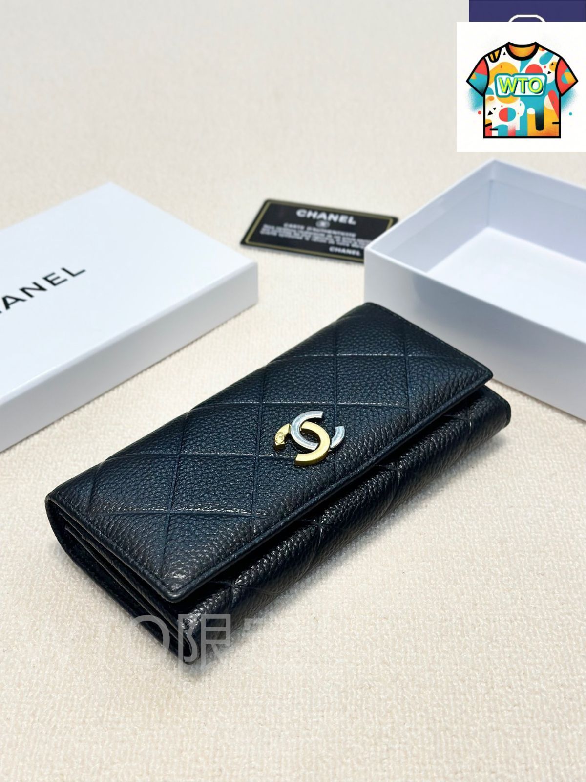 今日 Chanel シャネル 二つ折りウォレットシリーズ 精巧な仕上げを備える