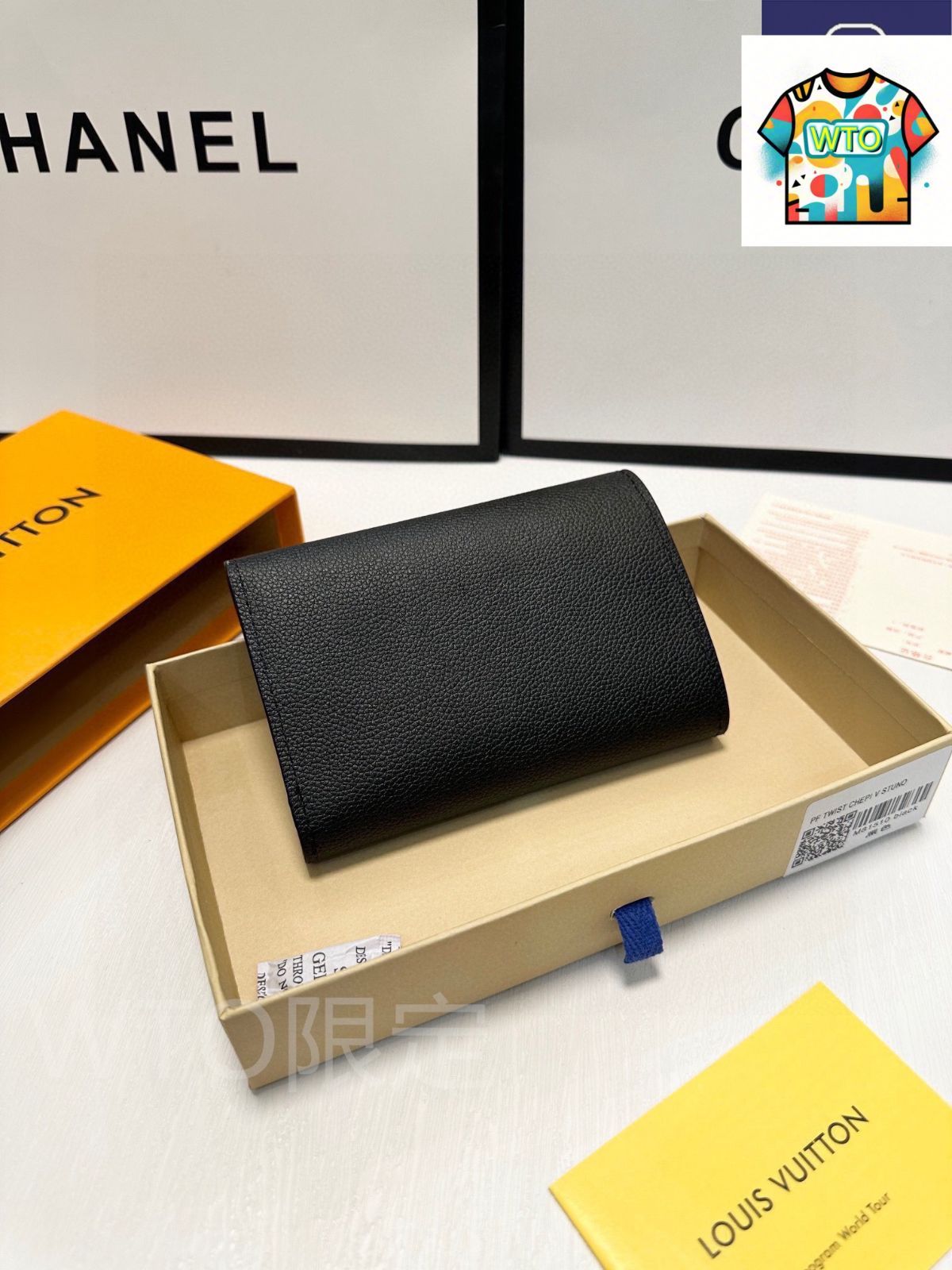 WTO通販 Louis Vuitton ルイヴィトン クラシックウォレット ライチ柄頭層牛皮で触感に優れる-WTO輸入-IJL 69 洗濯対応 財布 