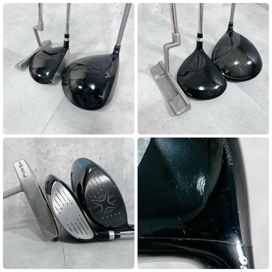 V208 キャロウェイ 他 メンズ ゴルフ クラブ セット 初心者 メンズ