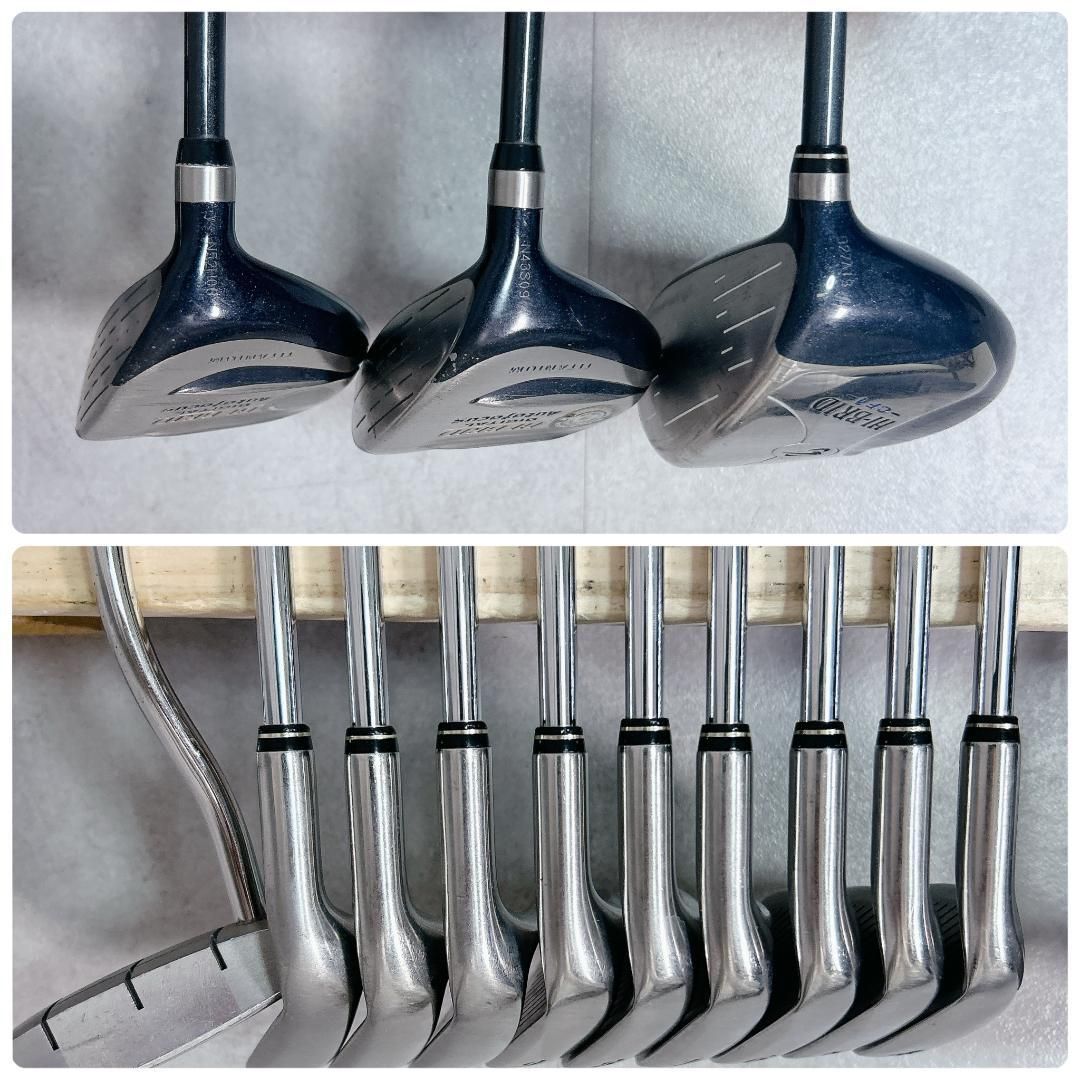 V200 ダンロップ HI-BRID メンズ ゴルフ セット 13本入 初心者 ツアー