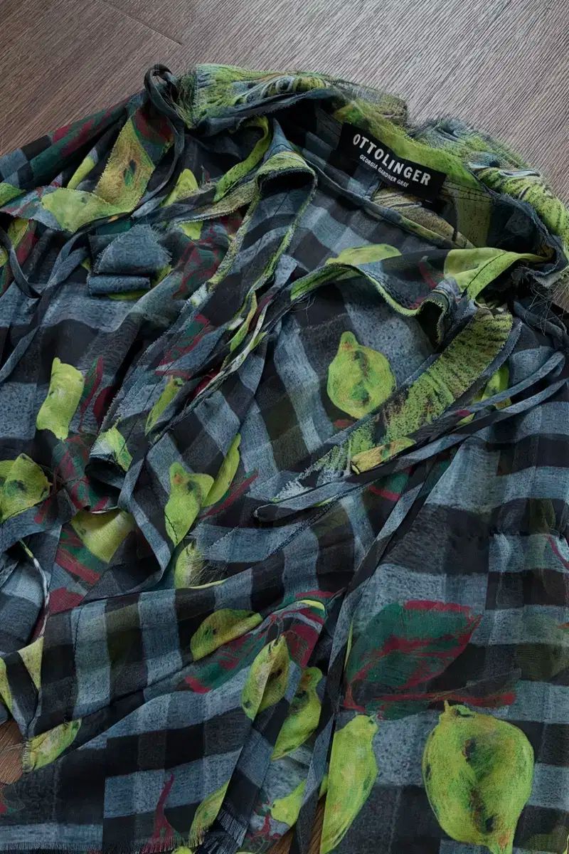  Ottolinger オートリンガー プリンティング メッシュ シャツ 長袖 シャツ ブラウス