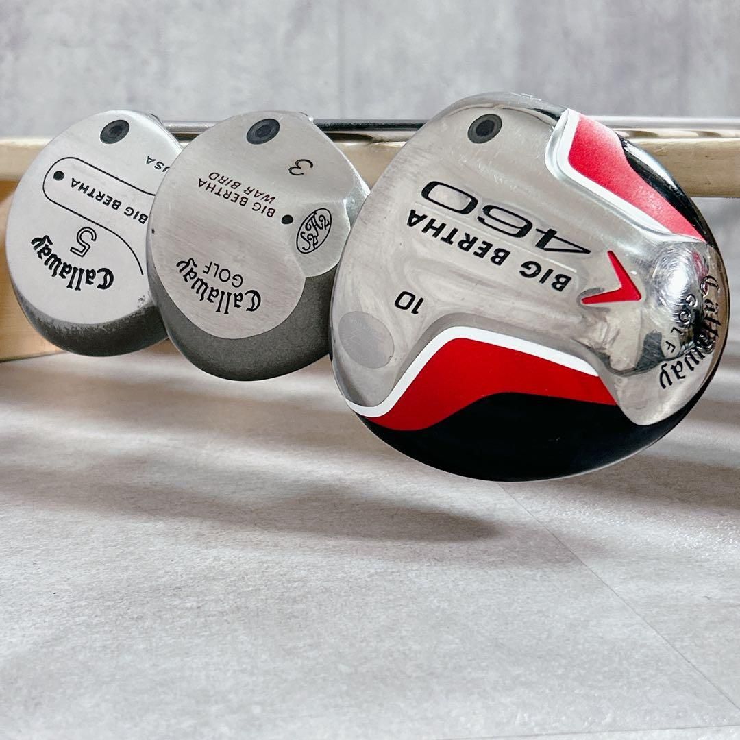 V 217 キャロウェイ 他 メンズ ゴルフ クラブ フル セット 14本入 赤