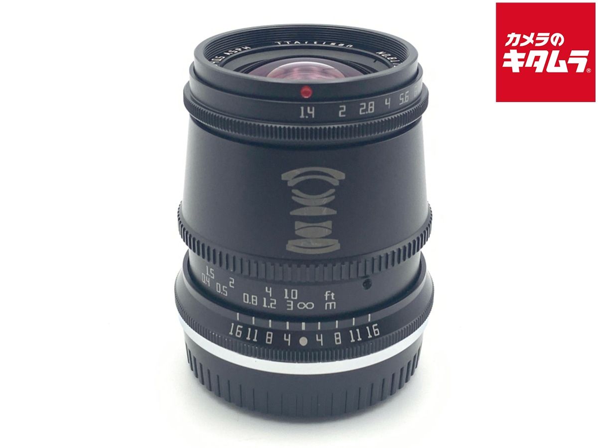 銘匠光学 TTArtisan 17mm f 1.4 C ASPH フジフイルムX用 ブラック