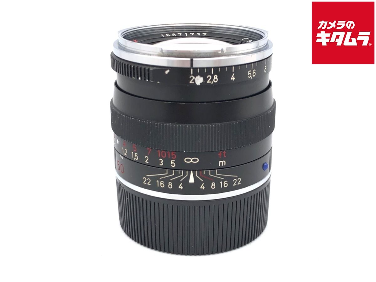 並品 カールツァイス Planar T 2.0 50 ZM ブラック
