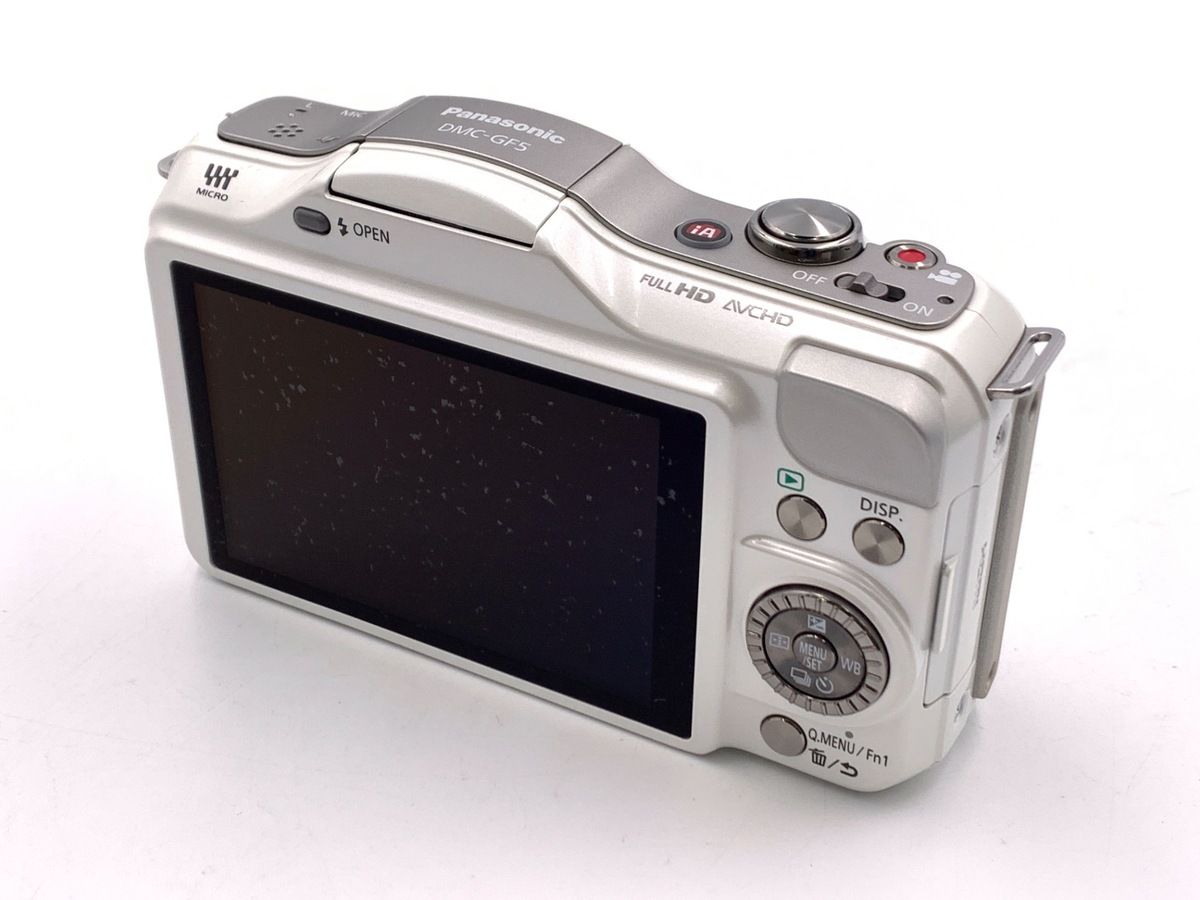 並品 パナソニック LUMIX DMC-GF5-W ボディ シェルホワイト