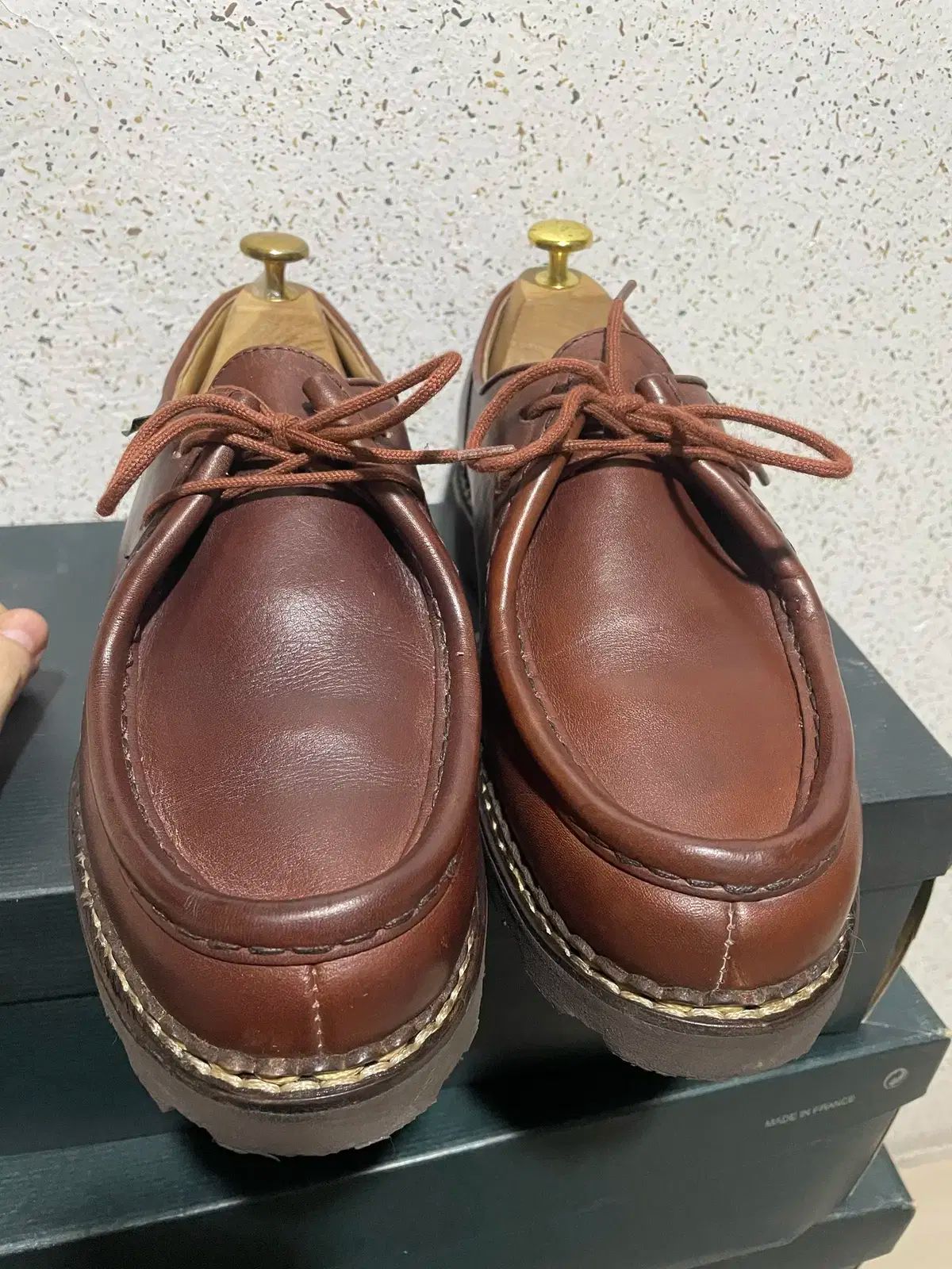 41 Paraboot ミカエル マルーン