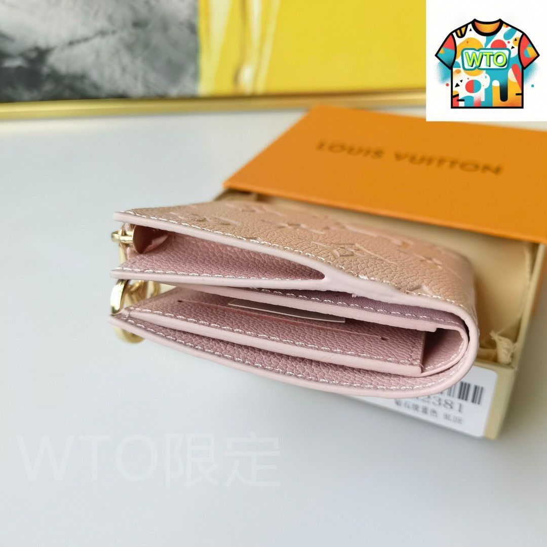 WTO通販 Louis Vuitton ルイヴィトン ポルトフォイユ リサ シリーズ 柔らかいレザーに押し花柄を施したデザイン-WTO輸入-HXZ 27