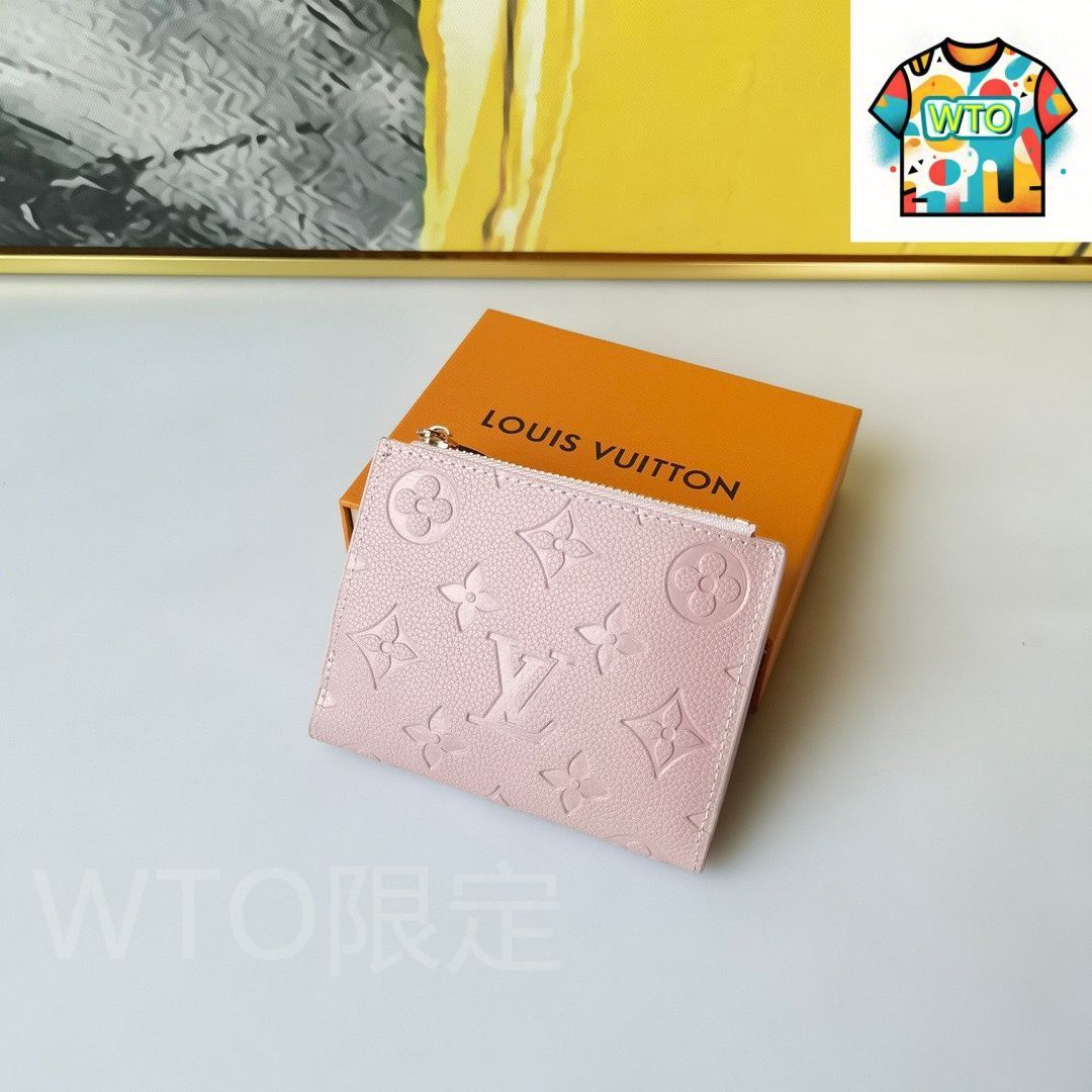 WTO通販 Louis Vuitton ルイヴィトン ポルトフォイユ リサ シリーズ 柔らかいレザーに押し花柄を施したデザイン WTO輸入 HXZ 27