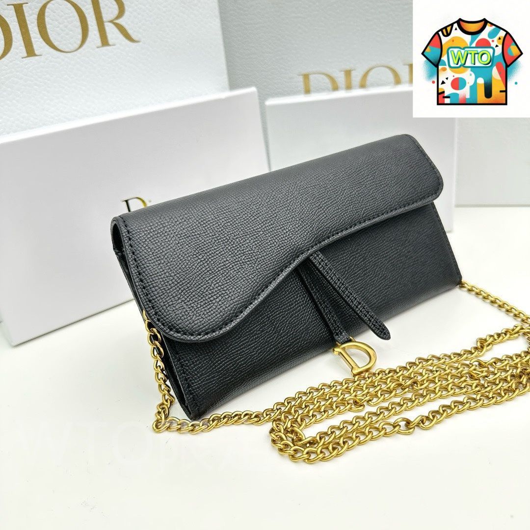 今日 Dior ディオール 財布シリーズ 輸入レザーに海外製金具を備える-WTO輸入2