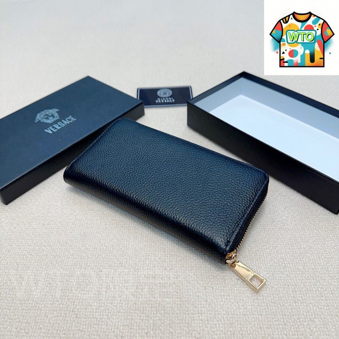 今日 Versace ヴェルサーチ レザーメンズハンドバッグ 柔らかい質感と 五金 品格溢れるデザイン-WTO輸入2