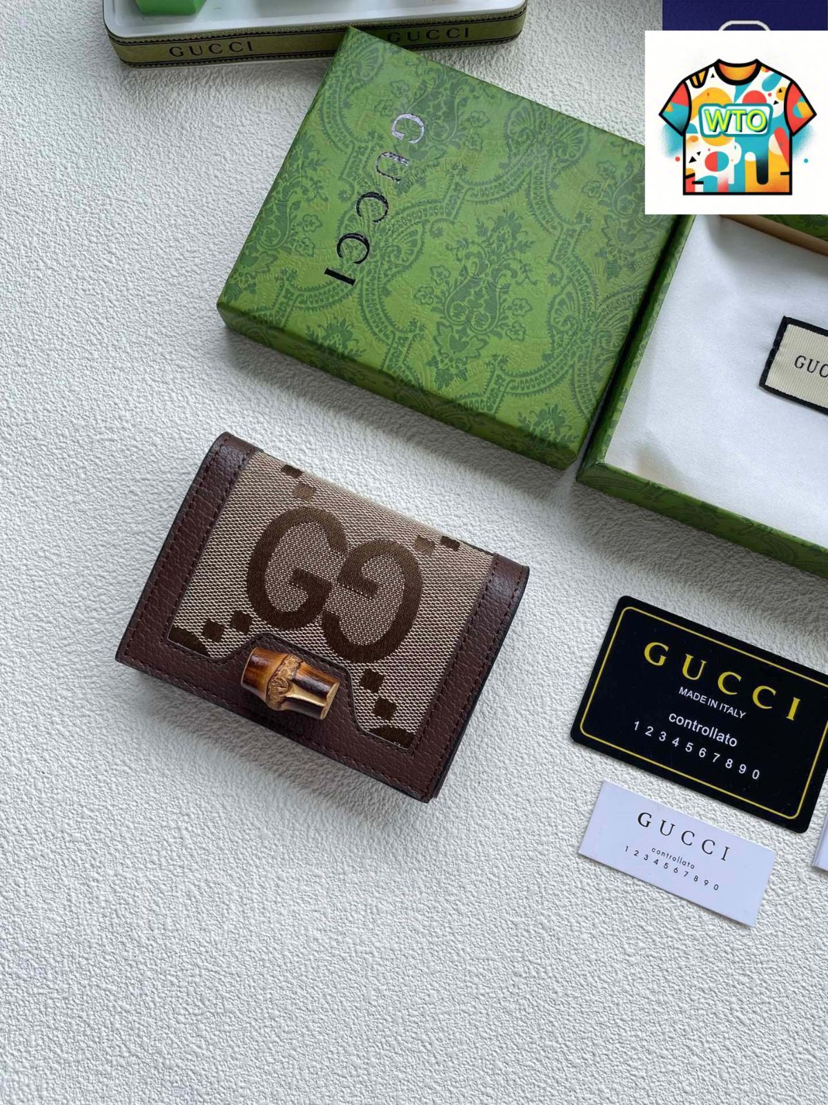 今日 Gucci グッチ ディアナ竹節全ジッパー財布 竹節 と双G柄を融合 上品なデザイン-WTO輸入2