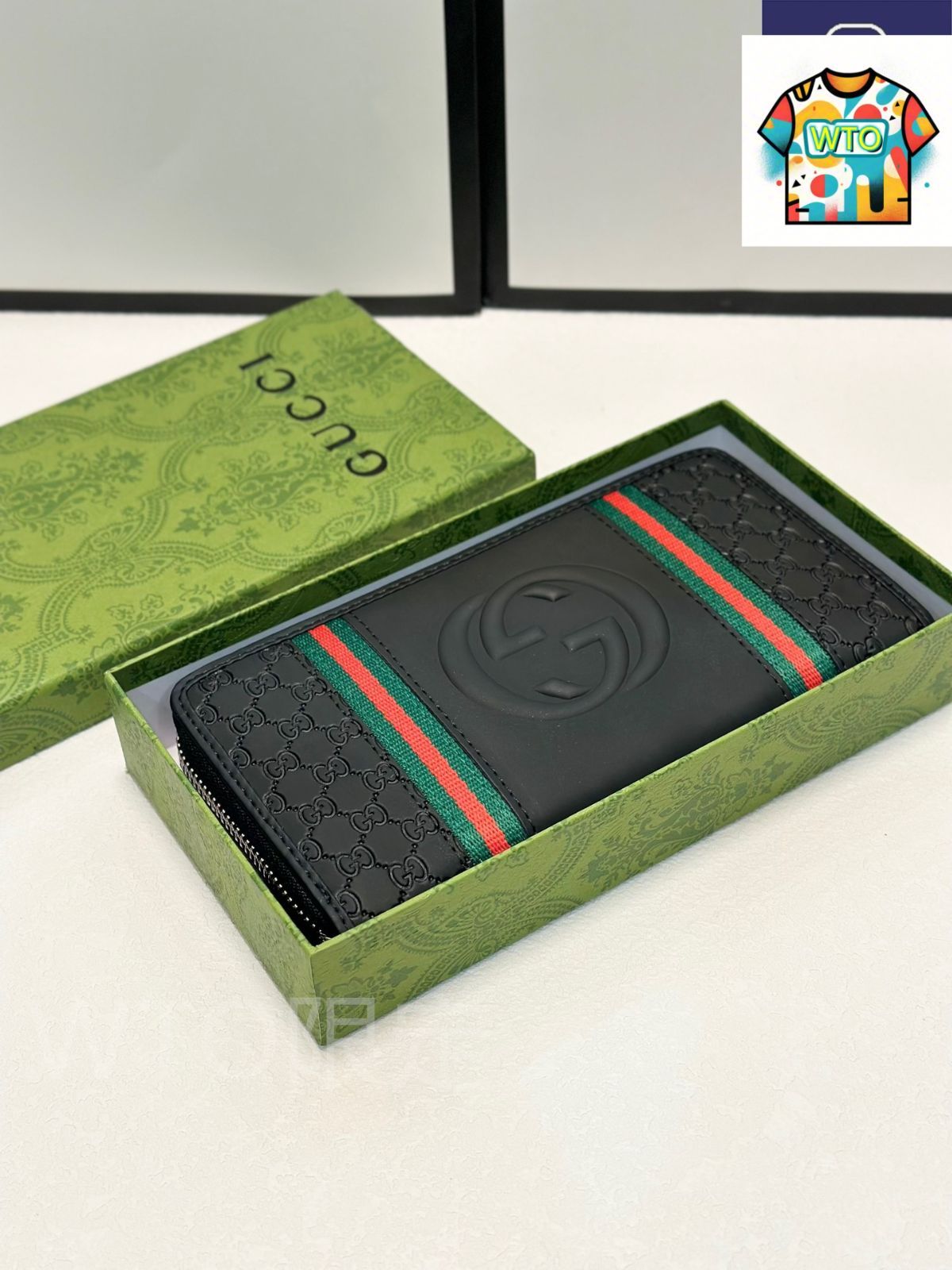 WTO通販 Gucci グッチ スエードレザー財布 クラシックデザイン 高品質仕上げ-WTO輸入-HJC 48