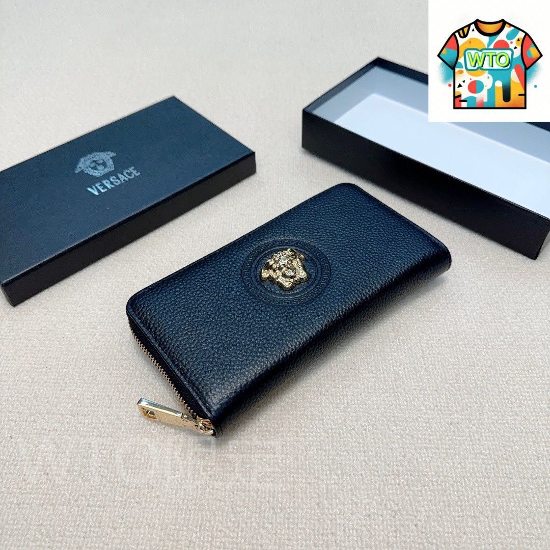 WTO通販 Versace ヴェルサーチ レザーメンズハンドバッグ 柔らかい質感と 五金 品格溢れるデザイン WTO輸入 ERR 41