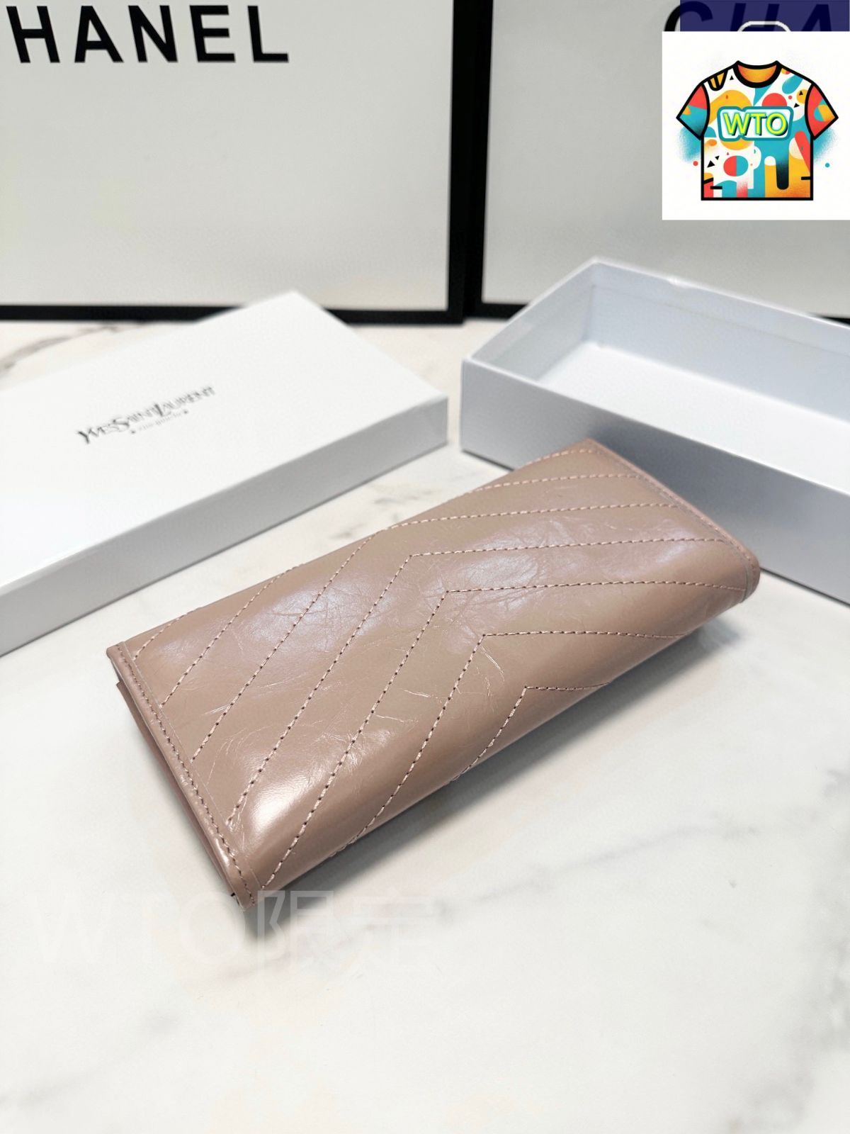 今日 YSL サンローラン クラシックシリーズ 高品質レザーと実用的なファッションデザインを備える-WTO輸入2