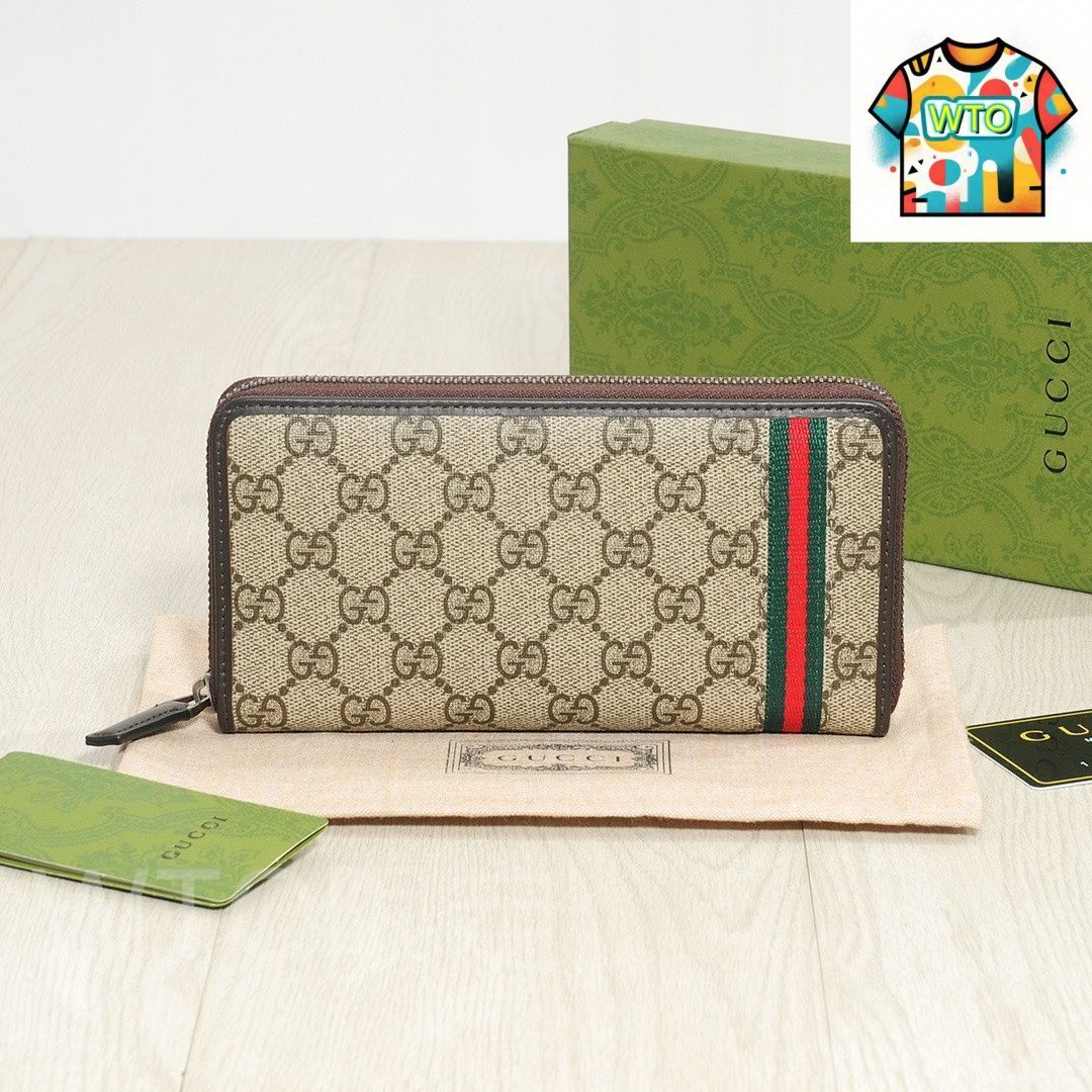 今日 Gucci グッチ 新シリーズ シングルジッパーポーチ 高品質素材で良好な手触りと充実した収納を備える-WTO輸入2