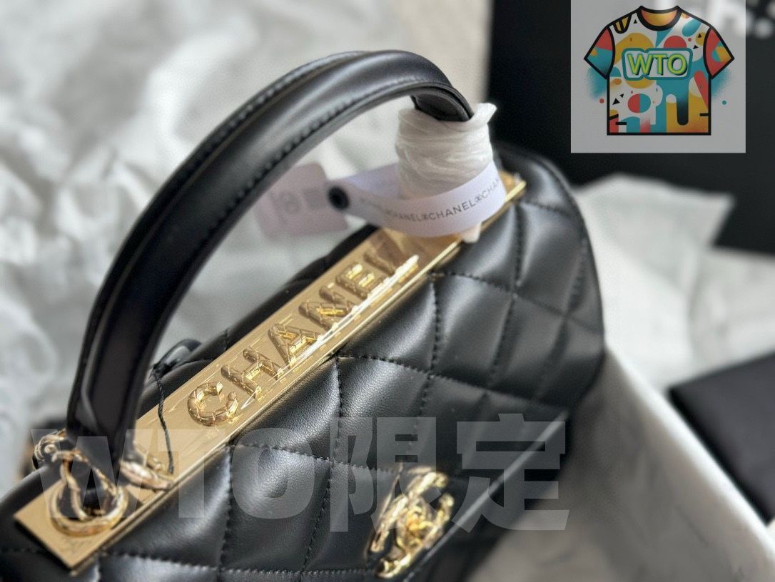 今日 Chanel トレンディ CC ブラックヴィンテージバッグ 在庫 価格 -WT0輸入