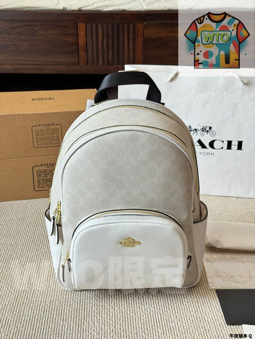 今日 Coach コート ミッドル バックパック -WT0輸入