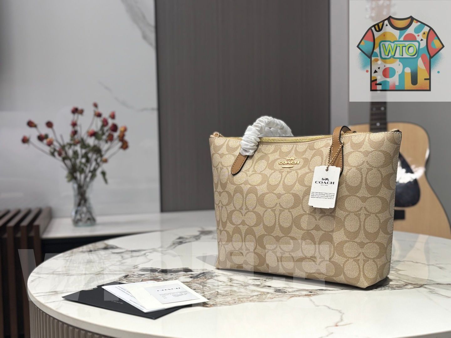 今日 COACH Zip Tote - コーチ ジップ トート ショッピングバッグ～高品質で バッグ～-WTO輸入1