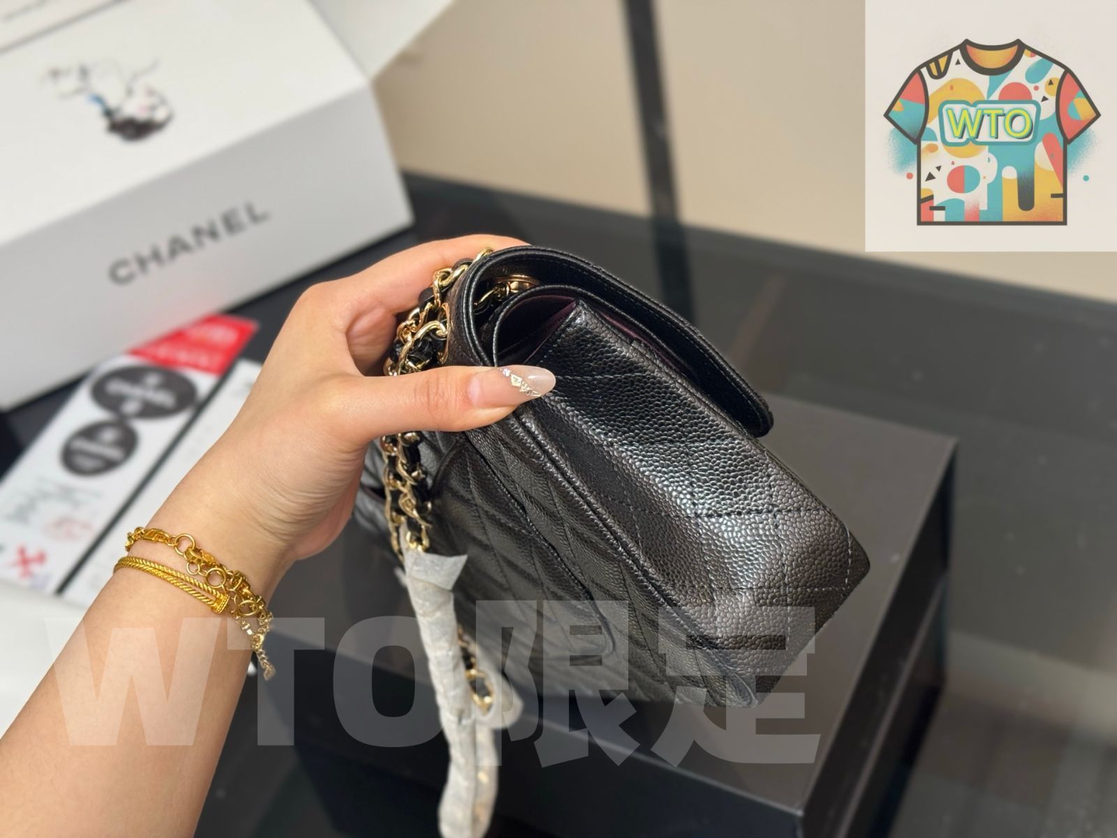 クラシックフラップバッグ-WTO輸入-PBQ15