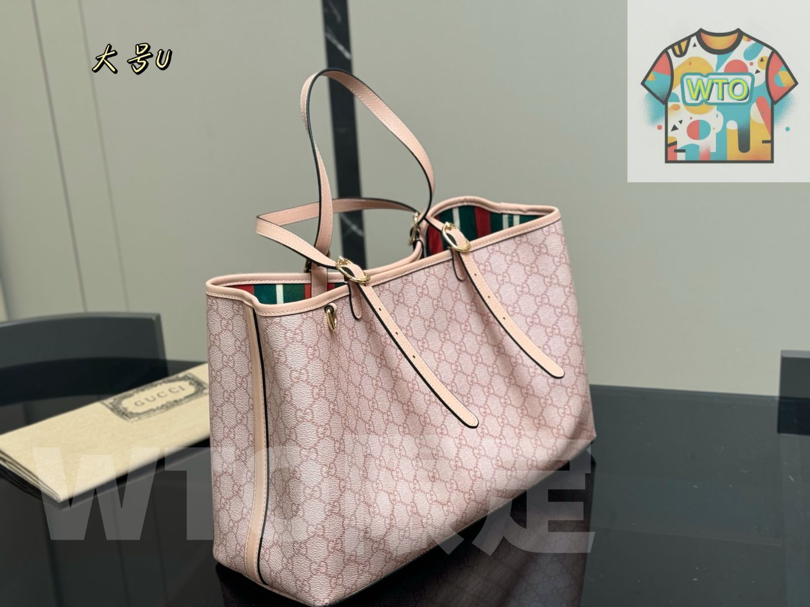 登場 Gucci GG Tote バッグ 39.25cm ハンドル - ショルダーバッグ-WTO輸入-GJA31 GINKGOPHARMACY_COM
