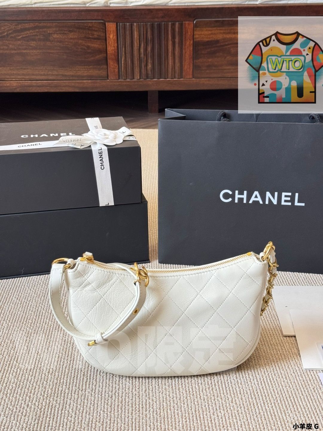 今日 Vintage Chanel Armpit Bag - ヴィンテージ シャネル アンダーアームバッグのんびりカジュアル 大人の落ち着いた雰囲気～ -WTO輸入2